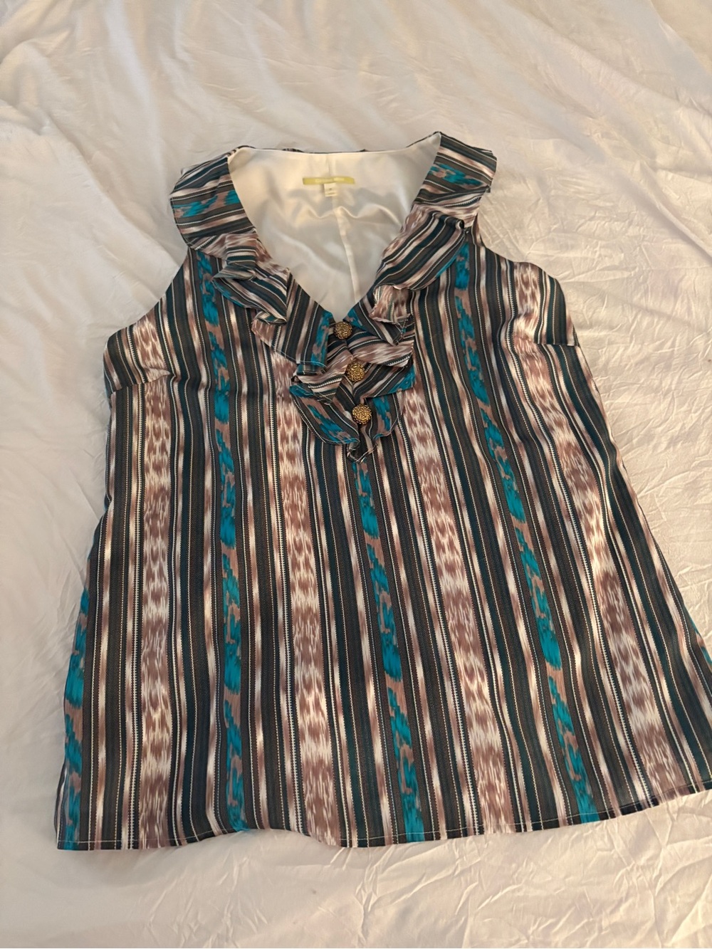 NWT Sleeveless Blouse Sz Medium
